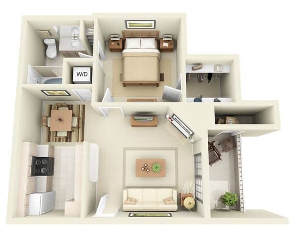 Unit 2076 2076 floor plan