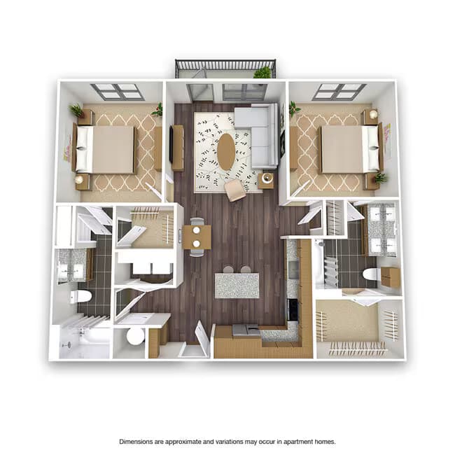 Unit 1341 1341 floor plan