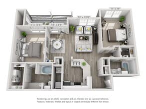 B1 Classic 2124 floor plan