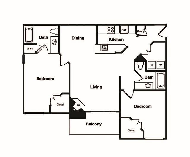 Unit 01325 01325 floor plan