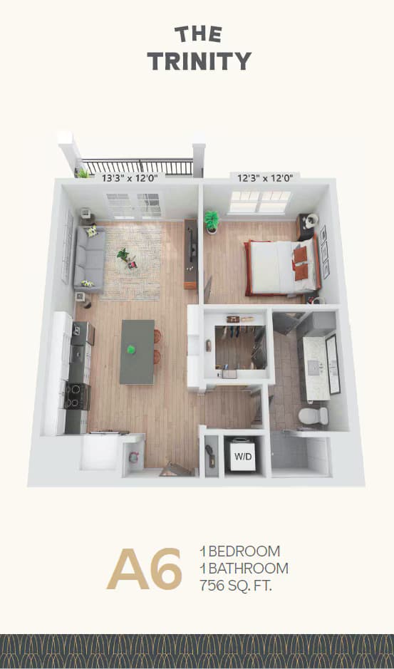 A6 1061 floor plan