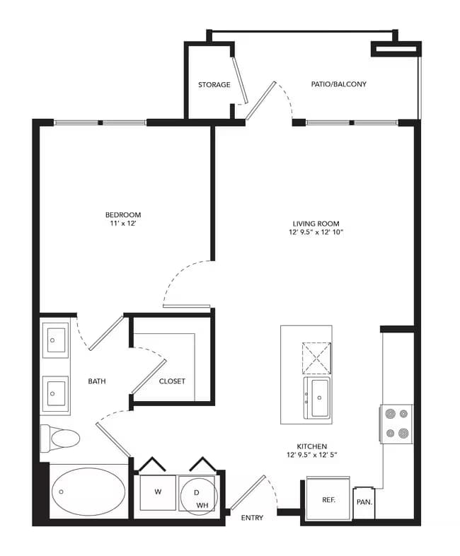A1 1104 floor plan
