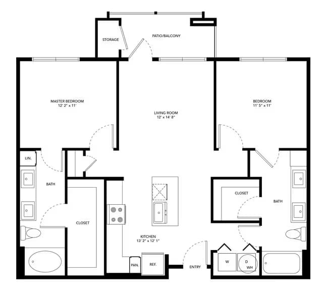 B2 7305 floor plan