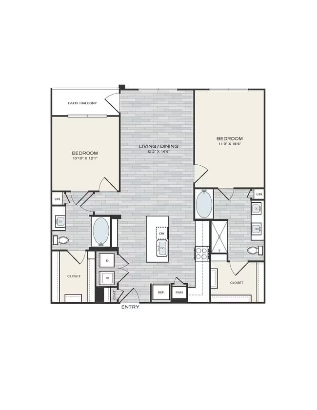 Unit 1130 1130 floor plan