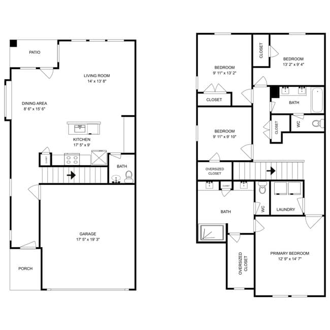 Unit 3019 Whitetail Lane 3047 Songbird Lane floor plan