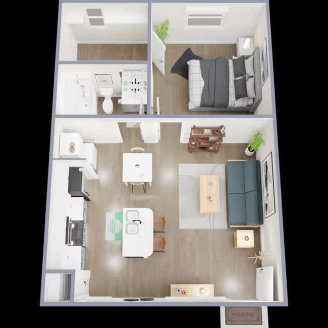 Unit 7A 7A floor plan