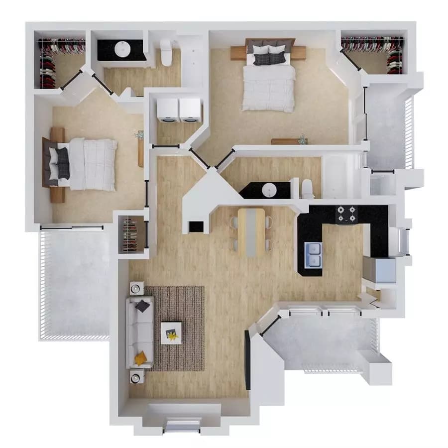 Clerk's Suite 19-274 floor plan
