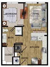 Minimalist 1-1431 floor plan