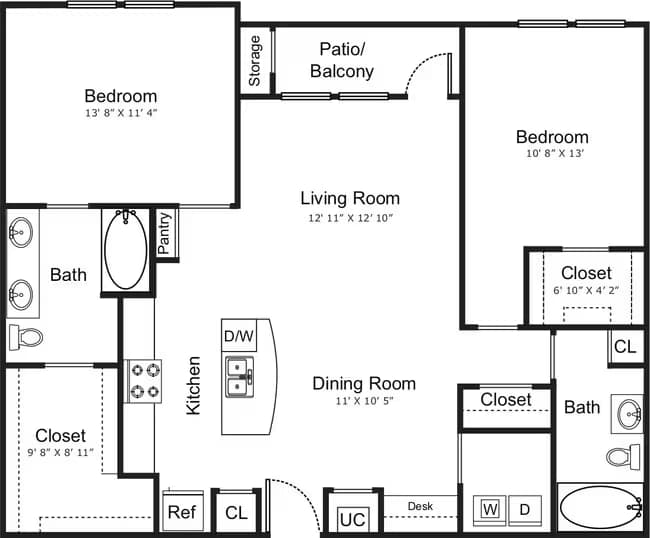 Bellaire 5215 floor plan