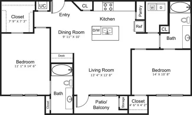 Greenwich 8204 floor plan