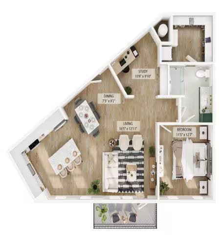 A18 1376 floor plan