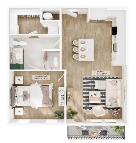 A2 1166 floor plan