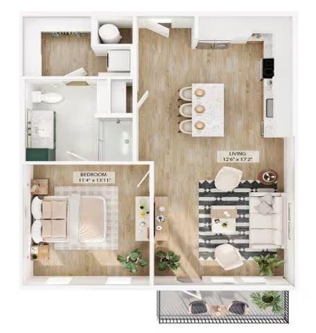 Unit 1469 1469 floor plan