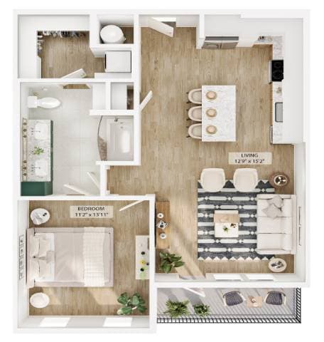 Unit 1314 1314 floor plan