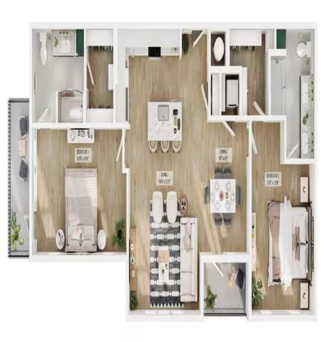 Unit 1277 1277 floor plan
