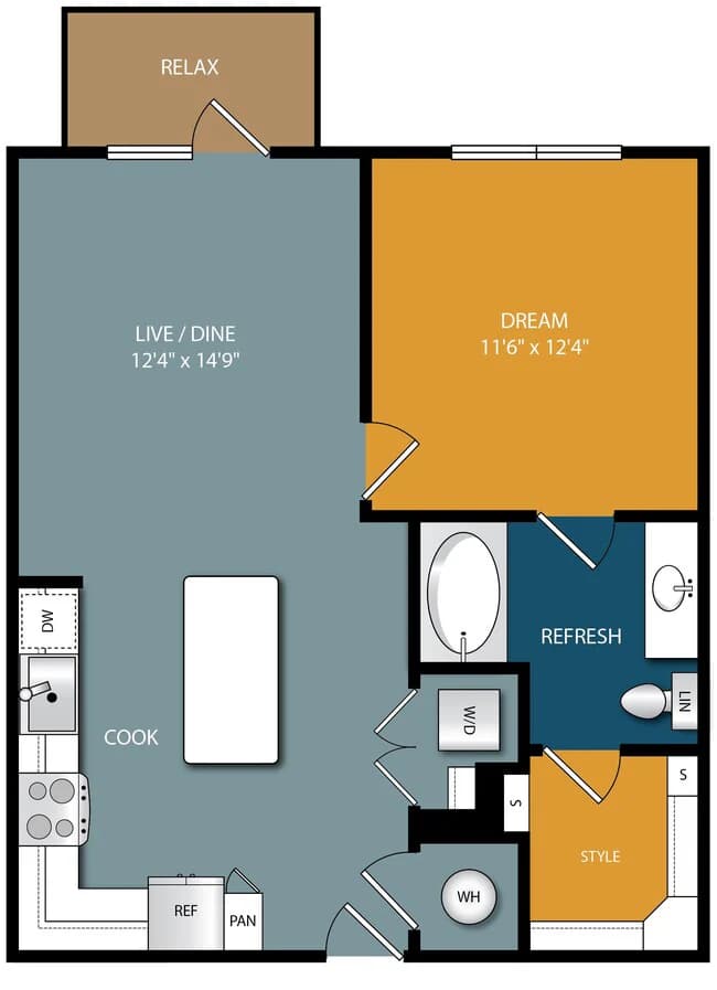A2 1-222 floor plan