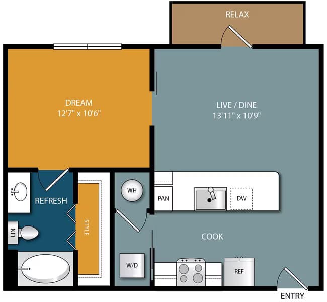 Unit 2-125 2-125 floor plan