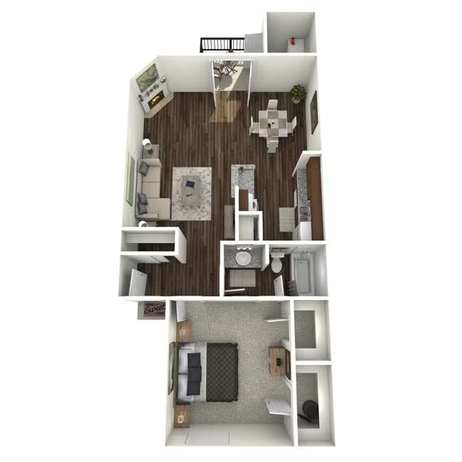 Unit 1111 1116 floor plan