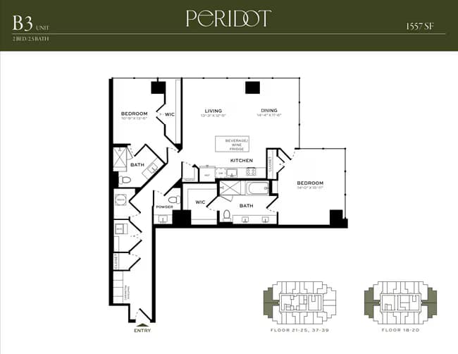 Unit 2418 2418 floor plan