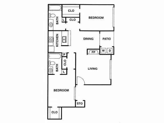 B1 2126 floor plan