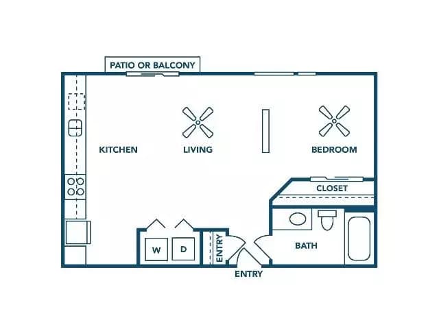 E1 390 floor plan