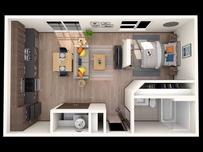 E1a 137 floor plan