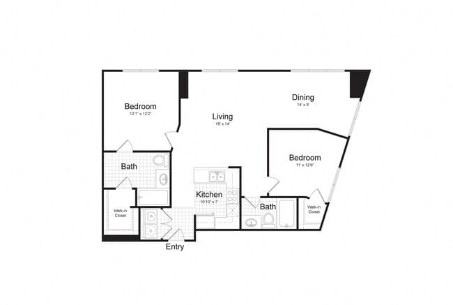 B4 1-307 floor plan