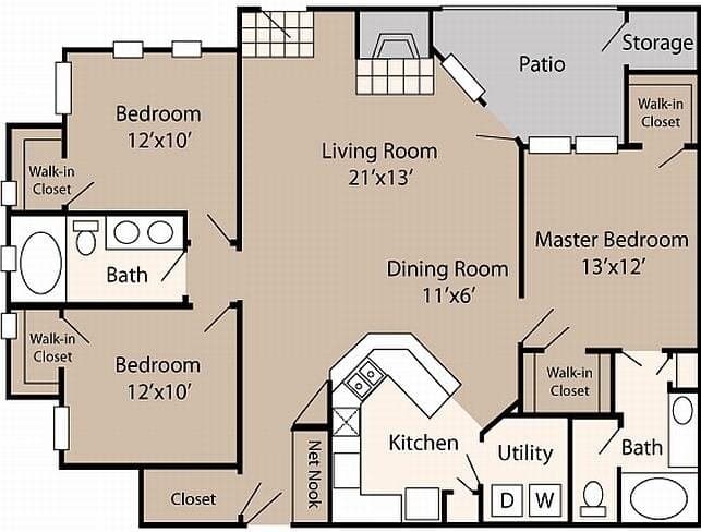 Unit 17-1731 17-1731 floor plan