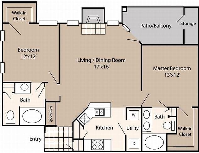 Unit 10-1034 10-1034 floor plan