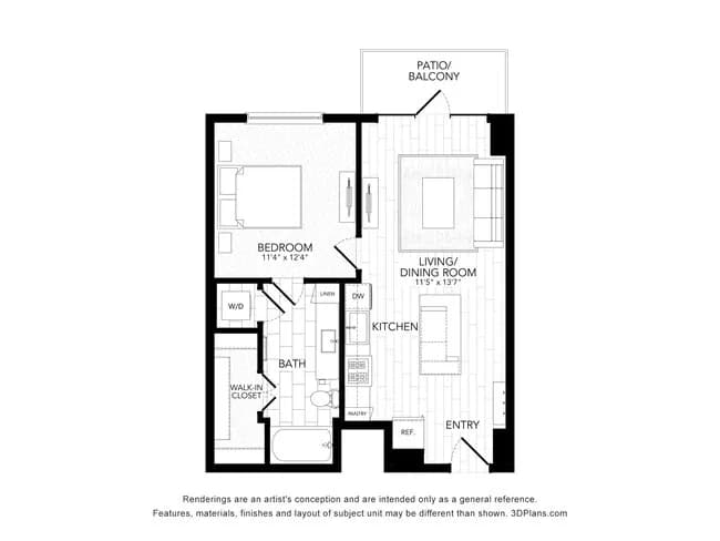 Unit 413 413 floor plan