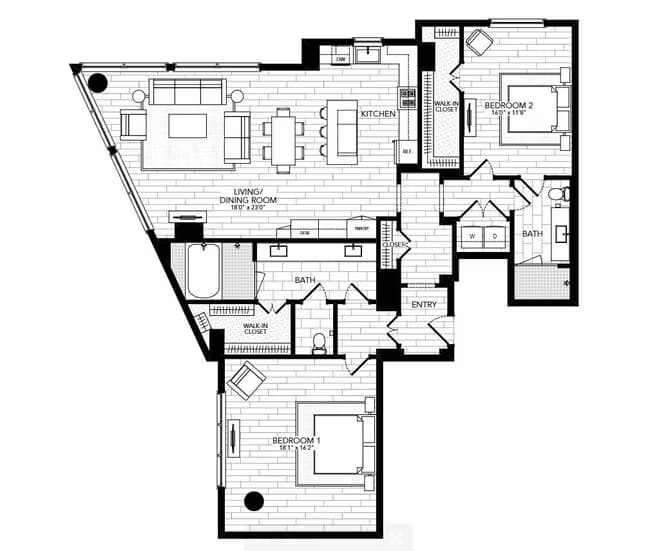 Unit 701 701 floor plan