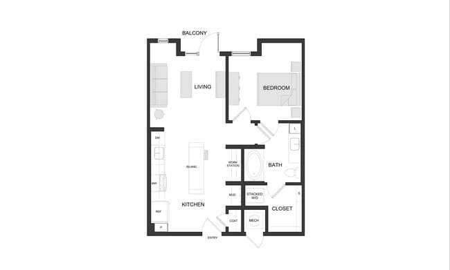 Unit 1129 1110 floor plan