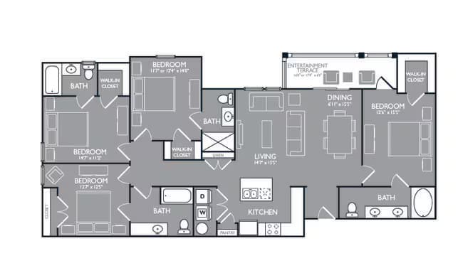 Unit 7311 7311 floor plan