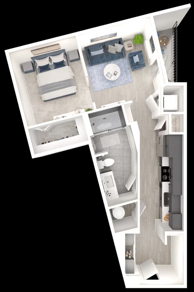 Unit 613 413 floor plan