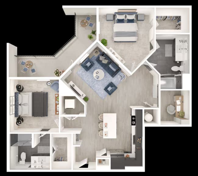 Unit 246 446 floor plan