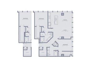 B4A 3109 floor plan