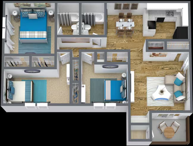 Unit 209 224 floor plan
