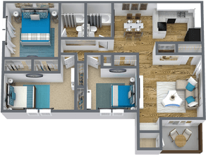 C1 217 floor plan