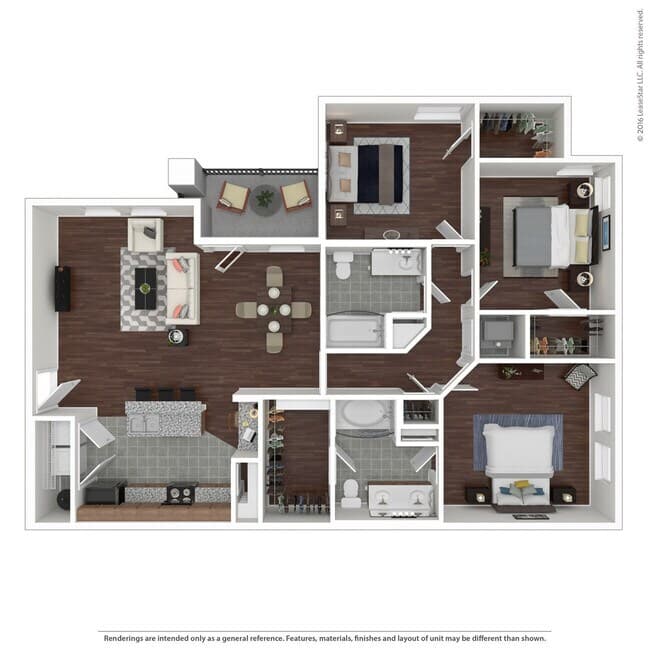 3 Beds • 2 Bath 1513 floor plan