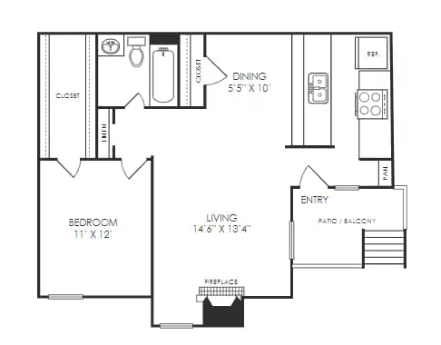 Unit 211 222 floor plan