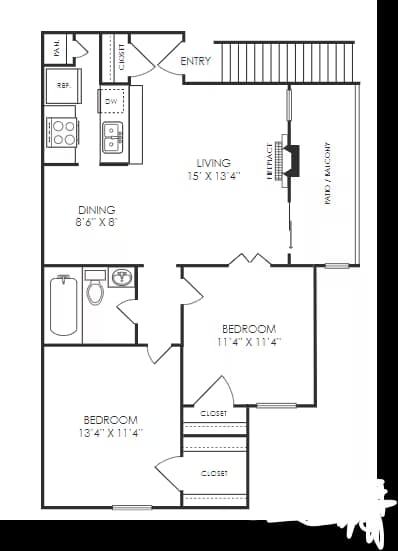 Unit 254 133 floor plan