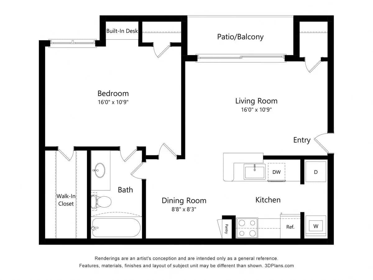 Unit 4205 4205 floor plan