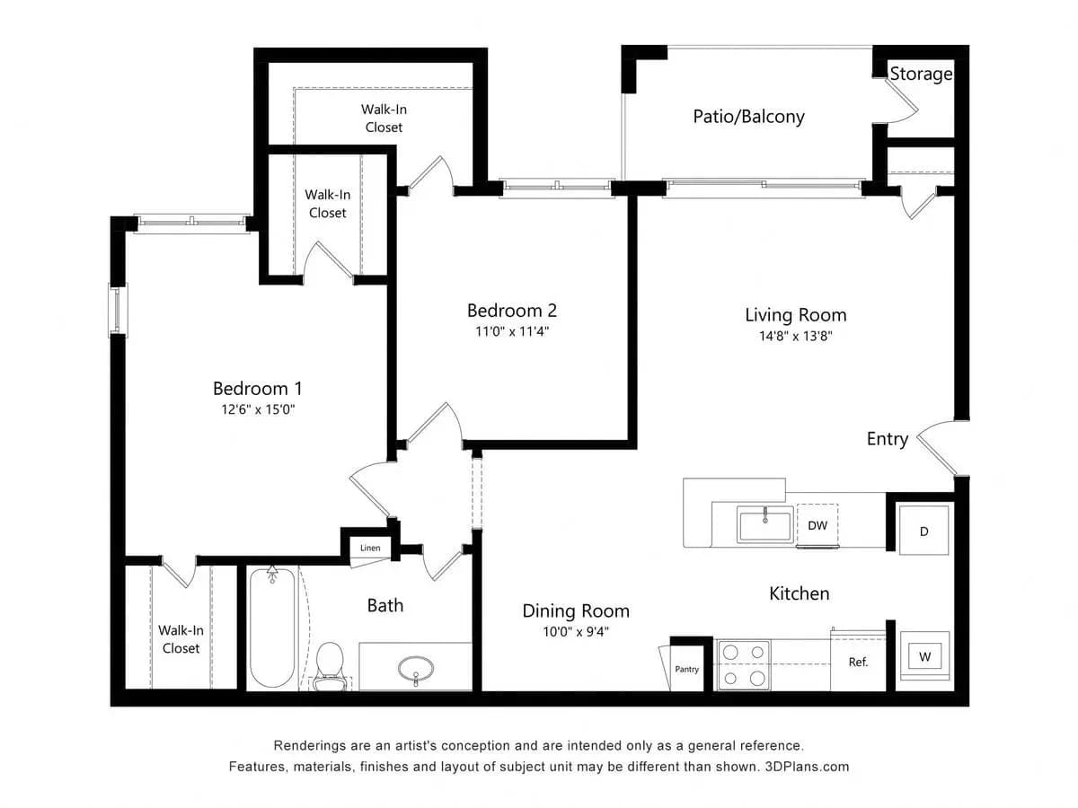 Unit 7206 7206 floor plan