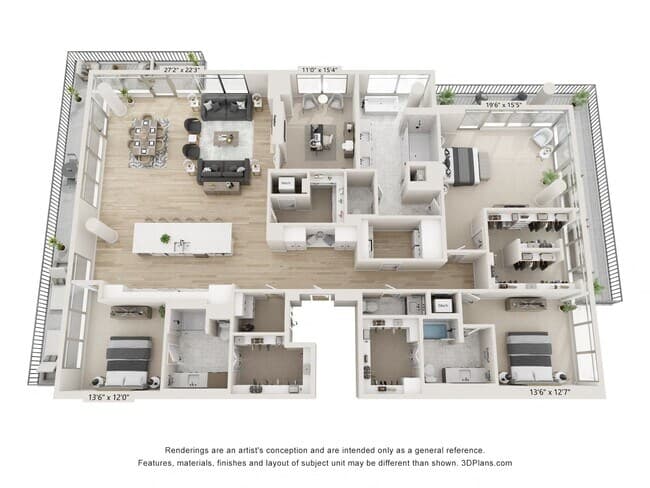 The Gallery 1901 floor plan