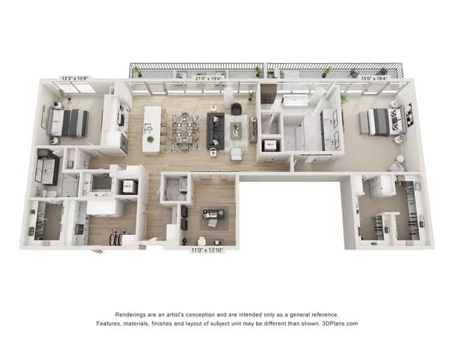 Unit 1903 1903 floor plan