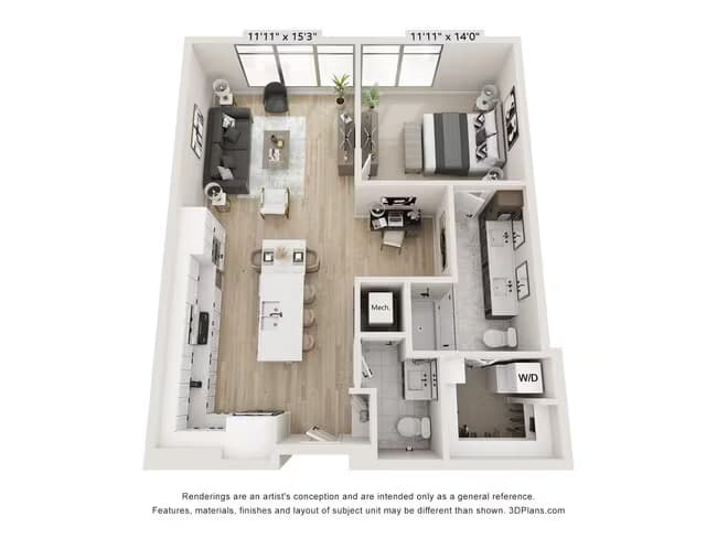 The Ruby 1007 floor plan