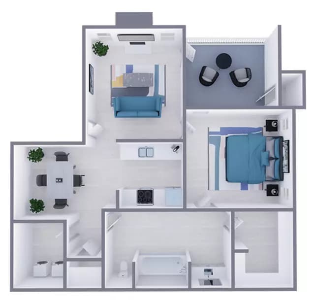 Unit 1037 1037 floor plan