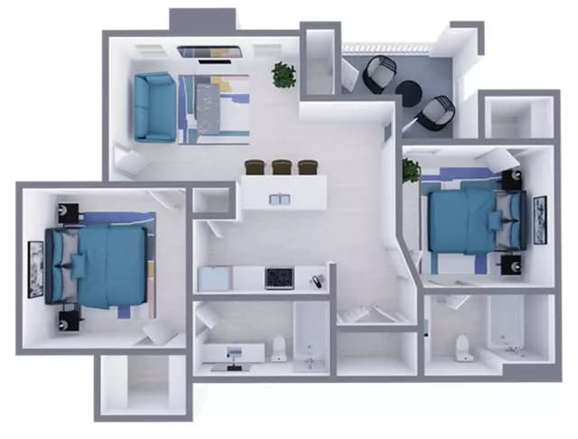 Unit 636 636 floor plan