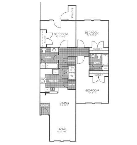 Unit 1204 1204 floor plan