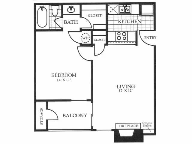 A1 1817 floor plan